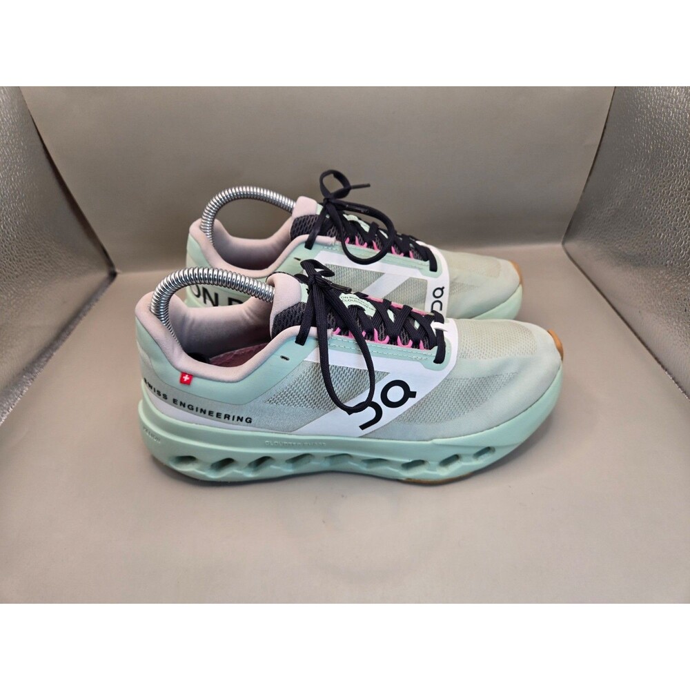 On Running Cloudsurfer Z5 Shoes Womens 7.5 Mineral Almond Road Athletic Sneakers